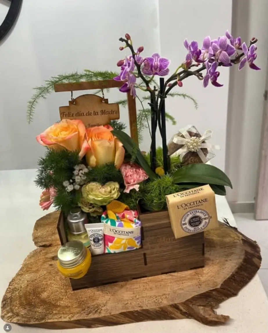 Caja Orquídea
